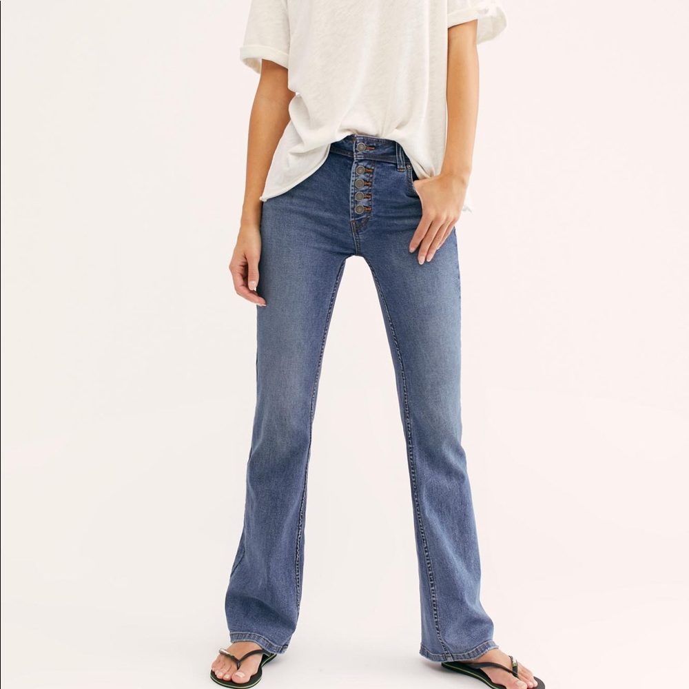 Free people flare jeans 26